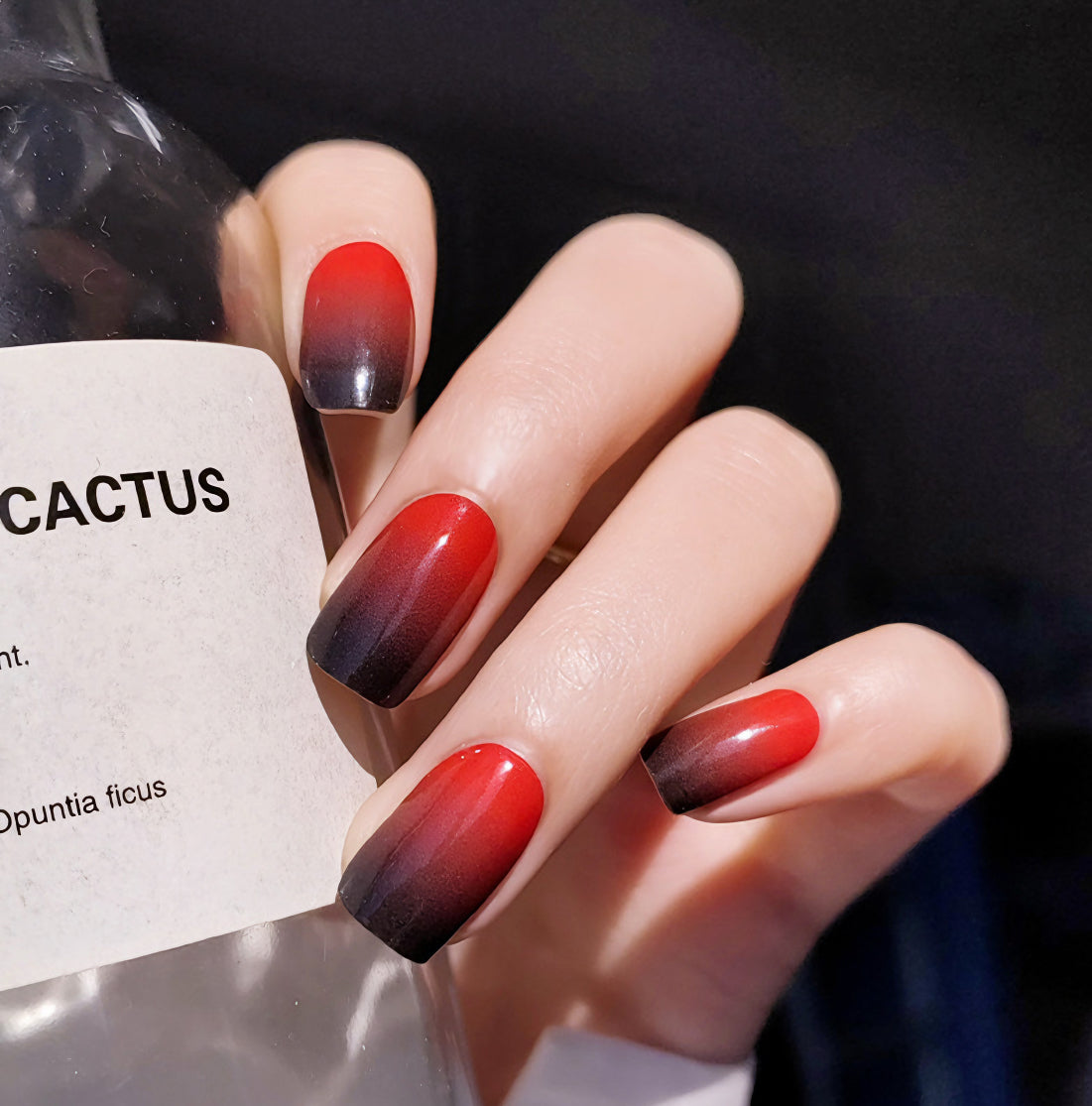 Crimson Twilight Semicured Gel Nail Sticker Kit/NG109