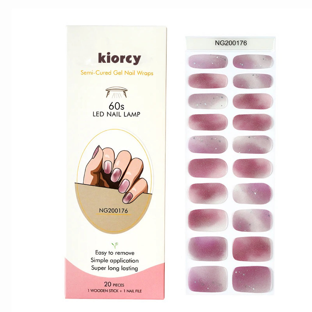 Semicured Gel Nail Sticker Kit/NG176