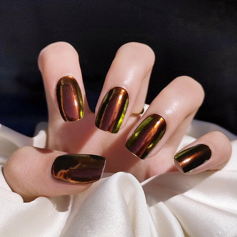 Duochrome Series Semicured Gel Nail Sticker Kit/NG141