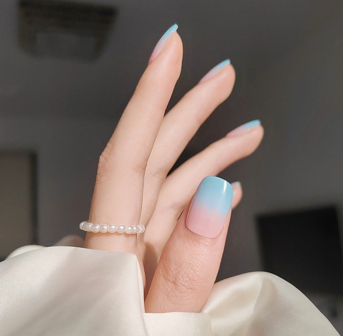 Pastel Harmony Gradient Semicured Gel Nail Sticker Kit/NG119
