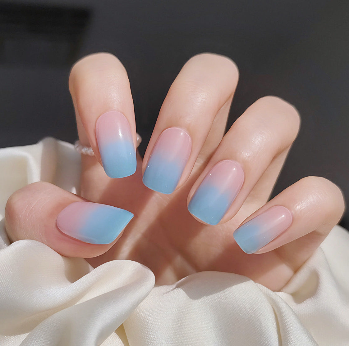 Pastel Harmony Gradient Semicured Gel Nail Sticker Kit/NG119
