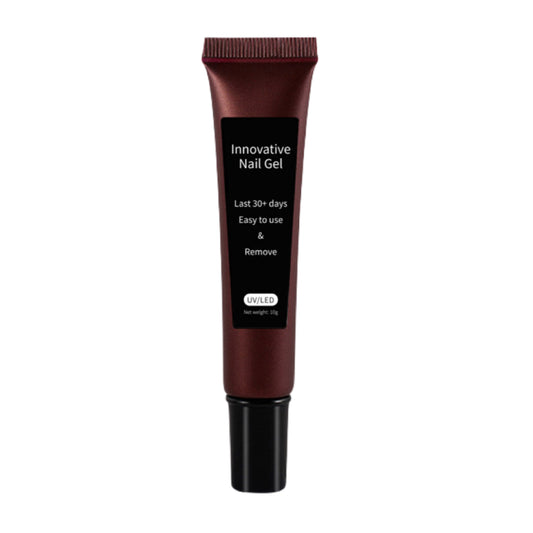 Solid Nail Gel 10g,Upgrade 3 in 1 Nail Gel for Fake Nails