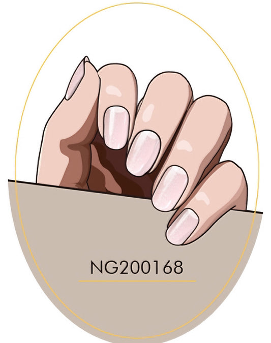 Crystal Cat-Eye Delight Semicured Gel Nail Sticker Kit/NG168