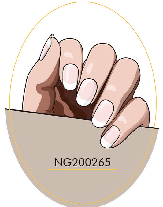 【New Arrivals】French Semicured Gel Nail Sticker Kit/NG265