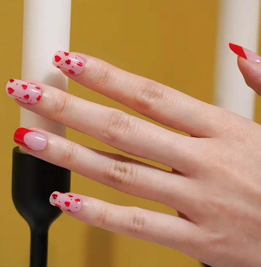 Festive Party Semicured Gel Nail Sticker Kit/NG194