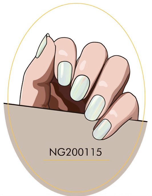 Duochrome Series Semicured Gel Nail Sticker Kit/NG115