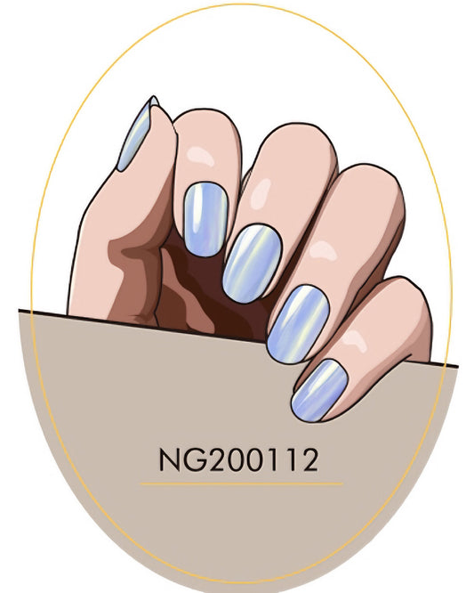 Duochrome Series Semicured Gel Nail Sticker Kit/NG112