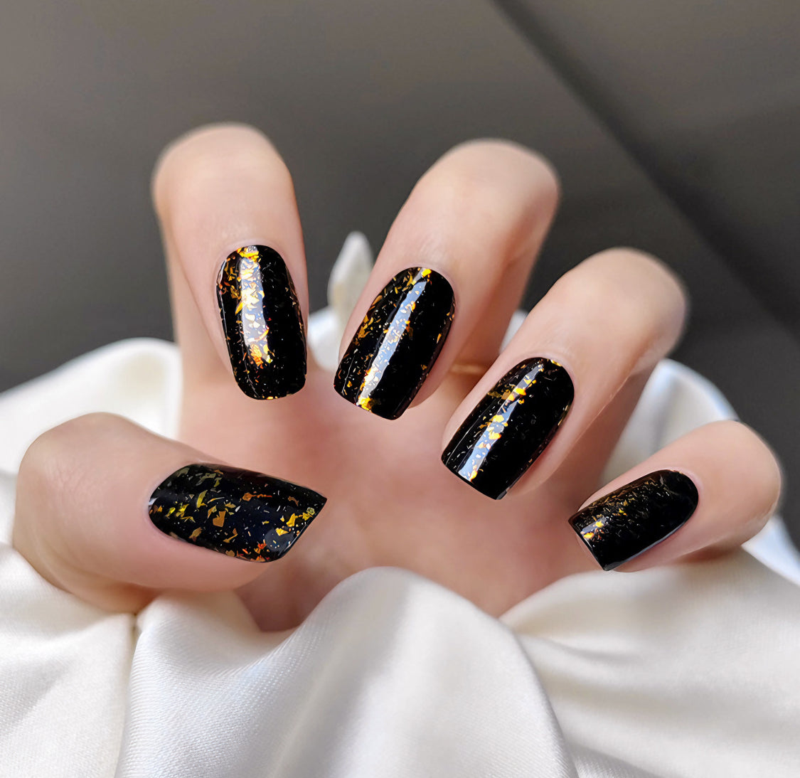 Glimmering Night Semicured Gel Nail Sticker Kit/NG94