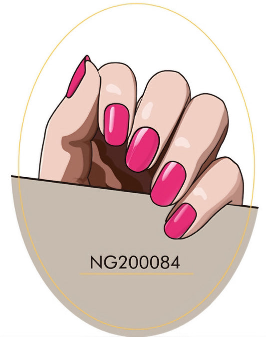 Radiant Rose Semicured Gel Nail Sticker Kit/NG84