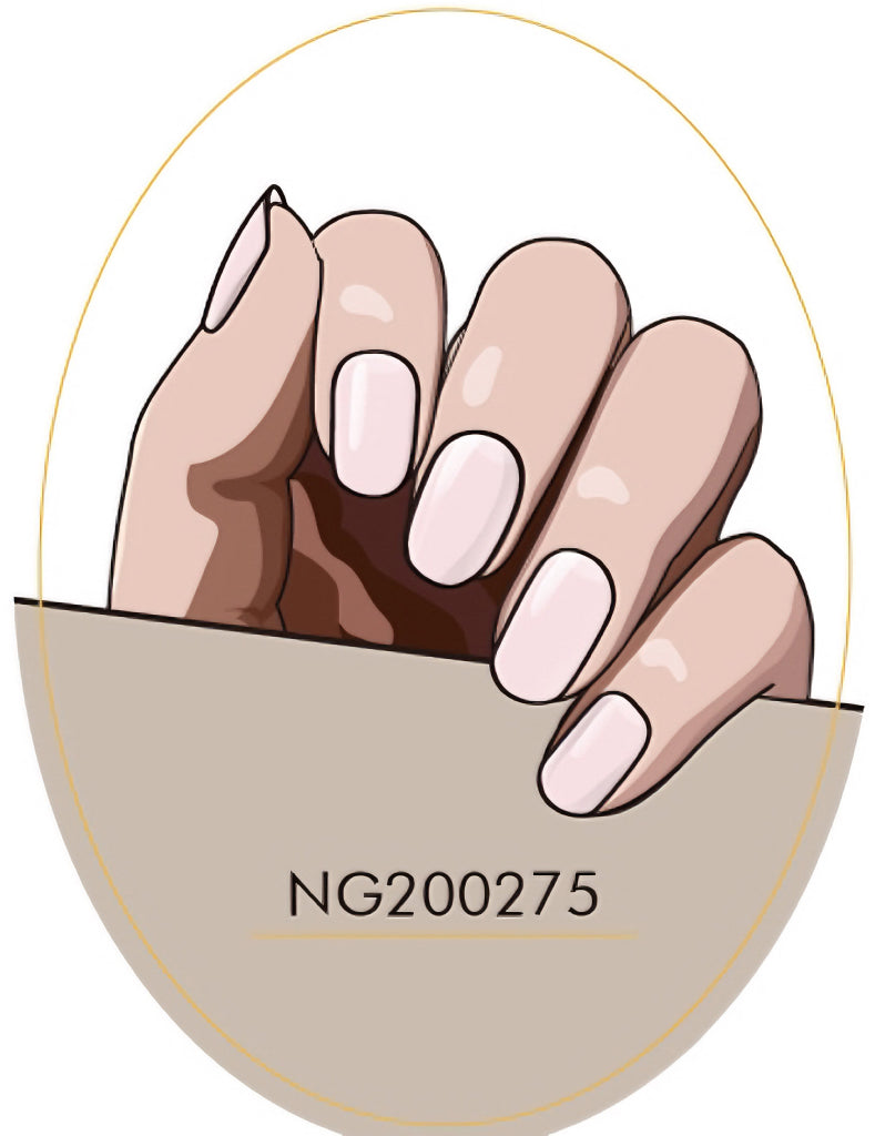 Natural Glow Semicured Gel Nail Sticker Kit/NG275