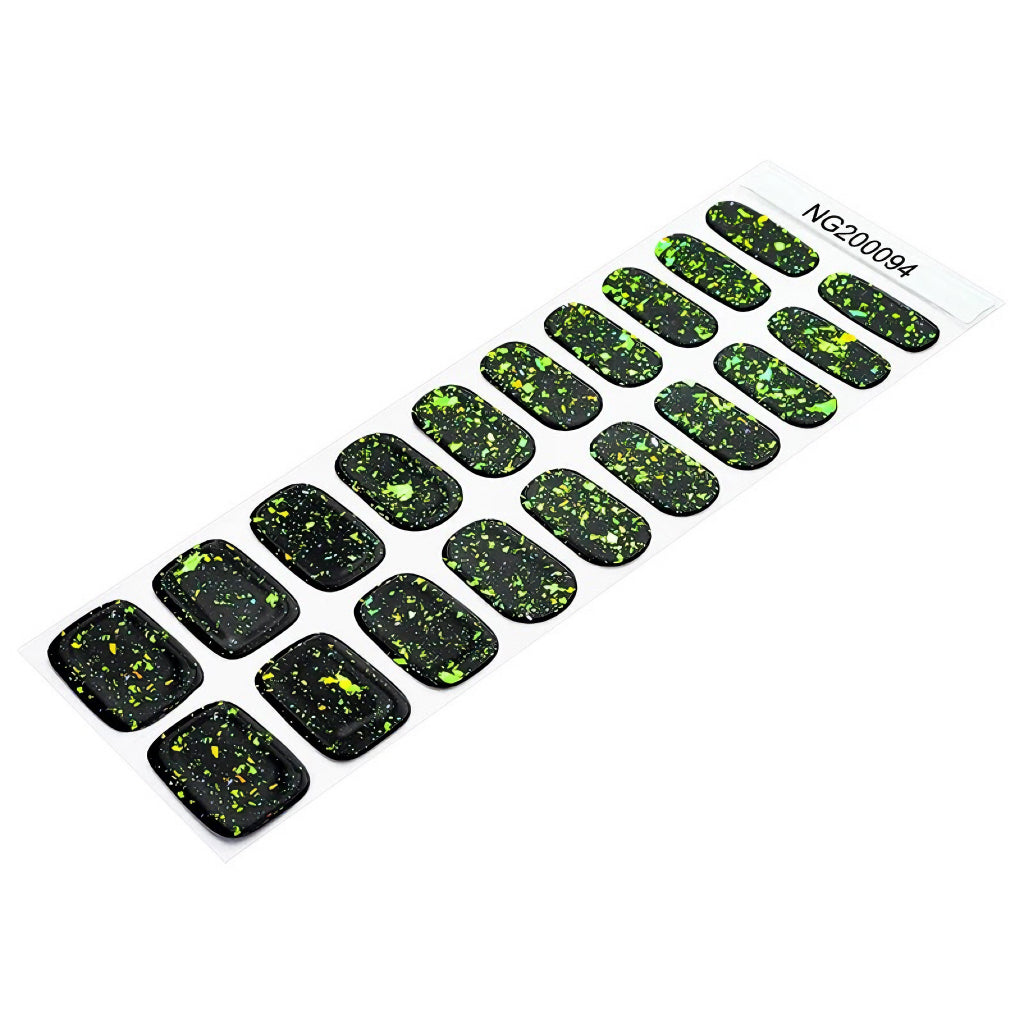 Glimmering Night Semicured Gel Nail Sticker Kit/NG94