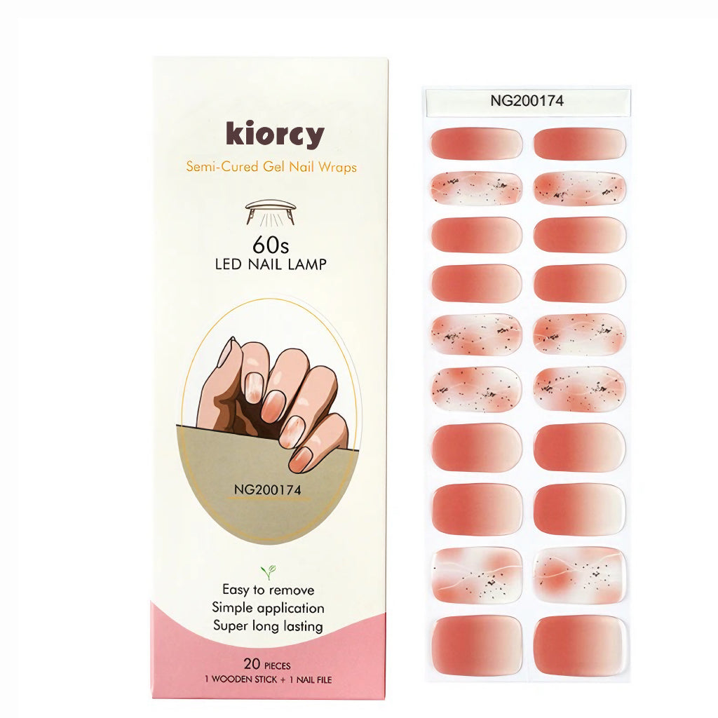 Semicured Gel Nail Sticker Kit/NG174