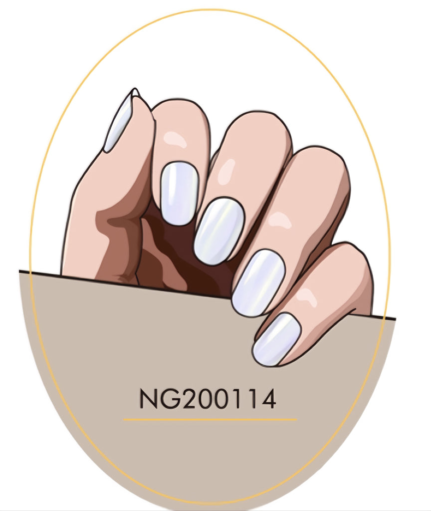 Duochrome Series Semicured Gel Nail Sticker Kit/NG114