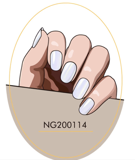 Duochrome Series Semicured Gel Nail Sticker Kit/NG114