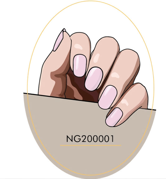 Light pink Semicured Gel Nail Kit/NG1