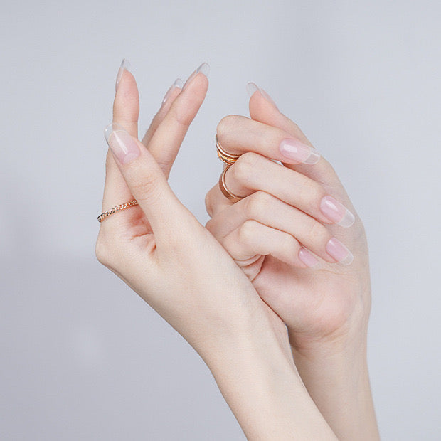 Clear Multifunctional Semicured Gel Nail Sticker Kit/NG52