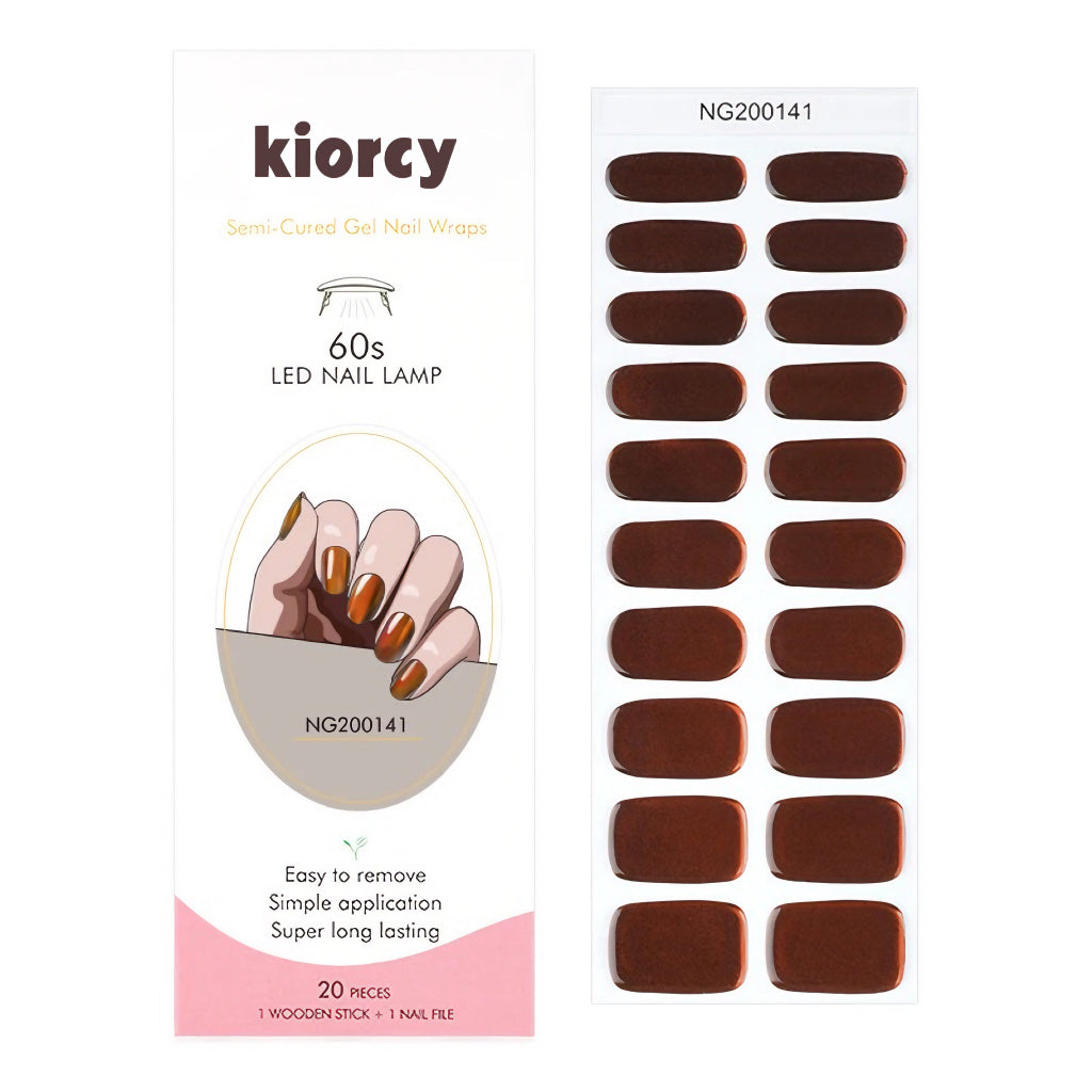 Duochrome Series  Semicured Gel Nail Sticker Kit/NG141