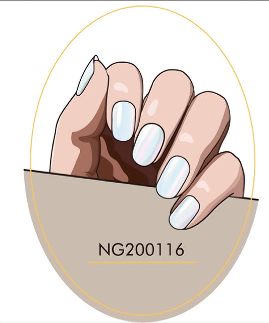 Duochrome Series Semicured Gel Nail Sticker Kit/NG116