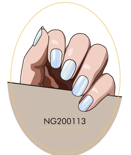 Duochrome Series Semicured Gel Nail Sticker Kit/NG113
