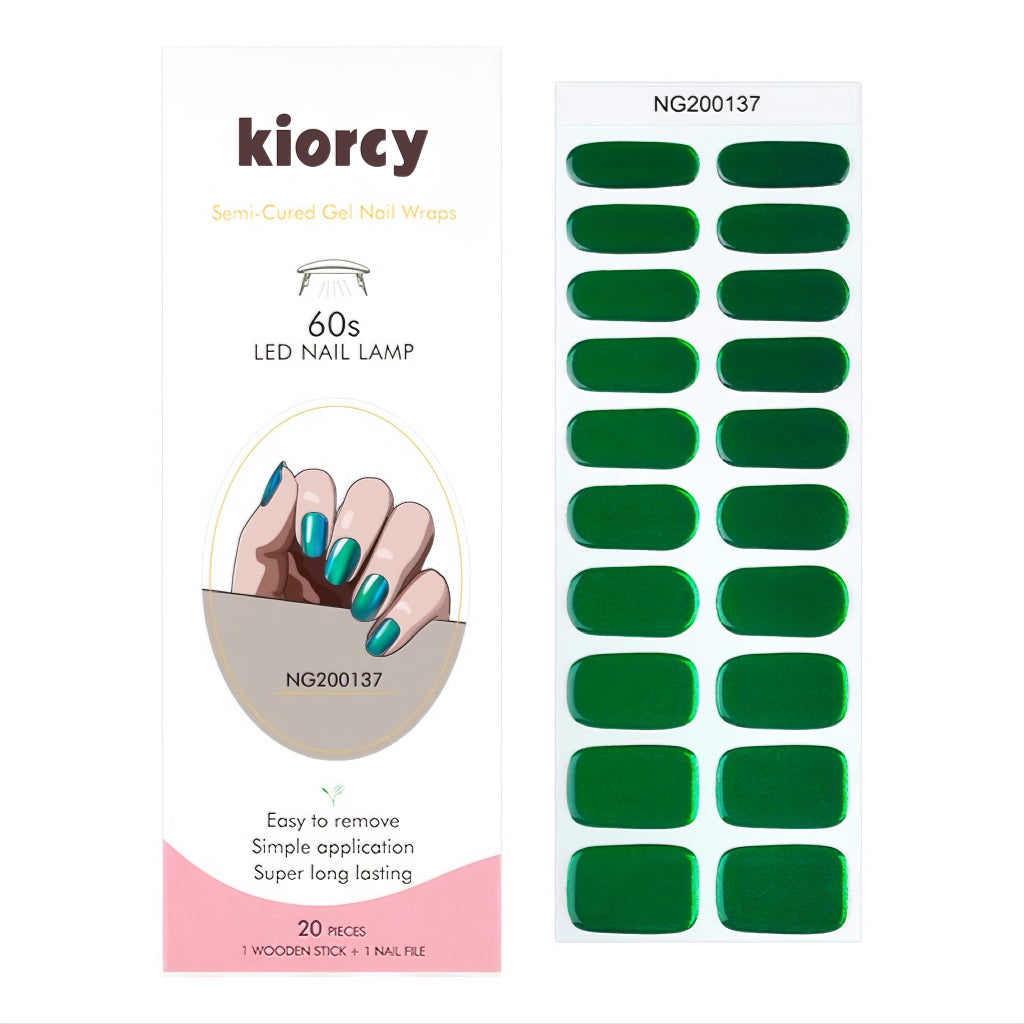 Duochrome Series  Semicured Gel Nail Sticker Kit/NG137